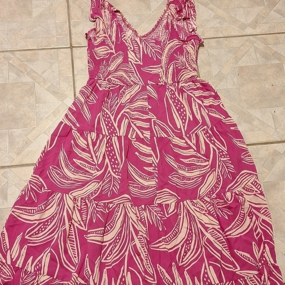 Y women's Unbranded pretty cap sleeve stretch plus size dress 1X